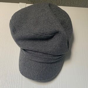 Topshop Charcoal Wool Cap